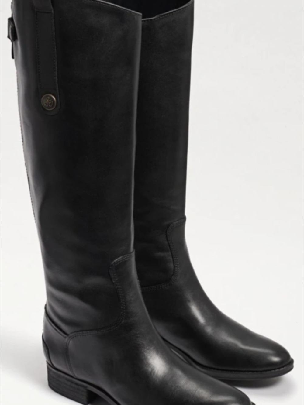 Sam Edelman Penny mini Leather Riding Boot black size 4